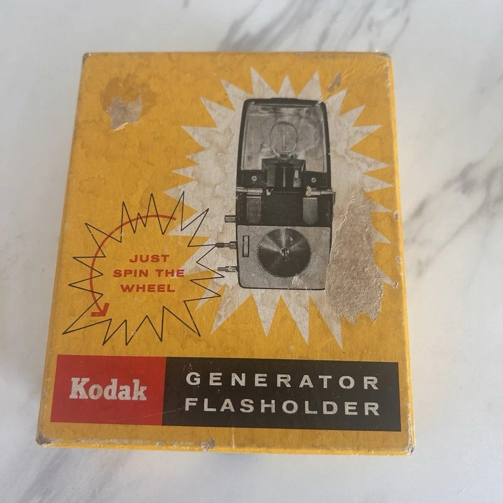 Vintage Eastman Kodak Generator Flasholder Type One 771 W/ Original Box USA BxPP